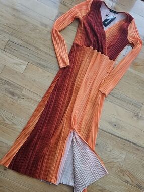 Ombre Maxi Dress, NWT